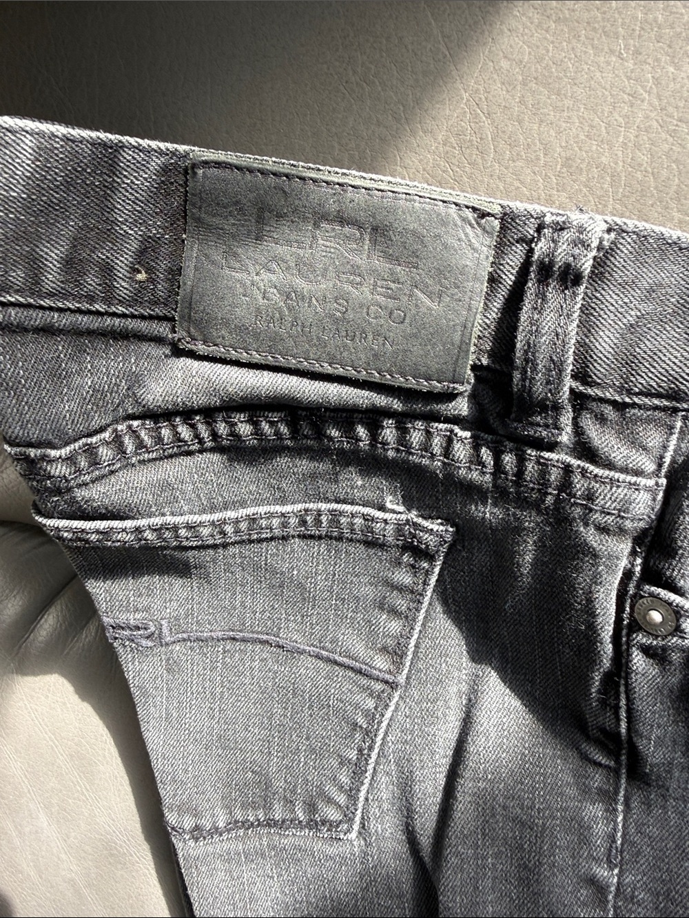 Ralph Lauren Lauren Jeans Co. Petite Black Denim Jeans
